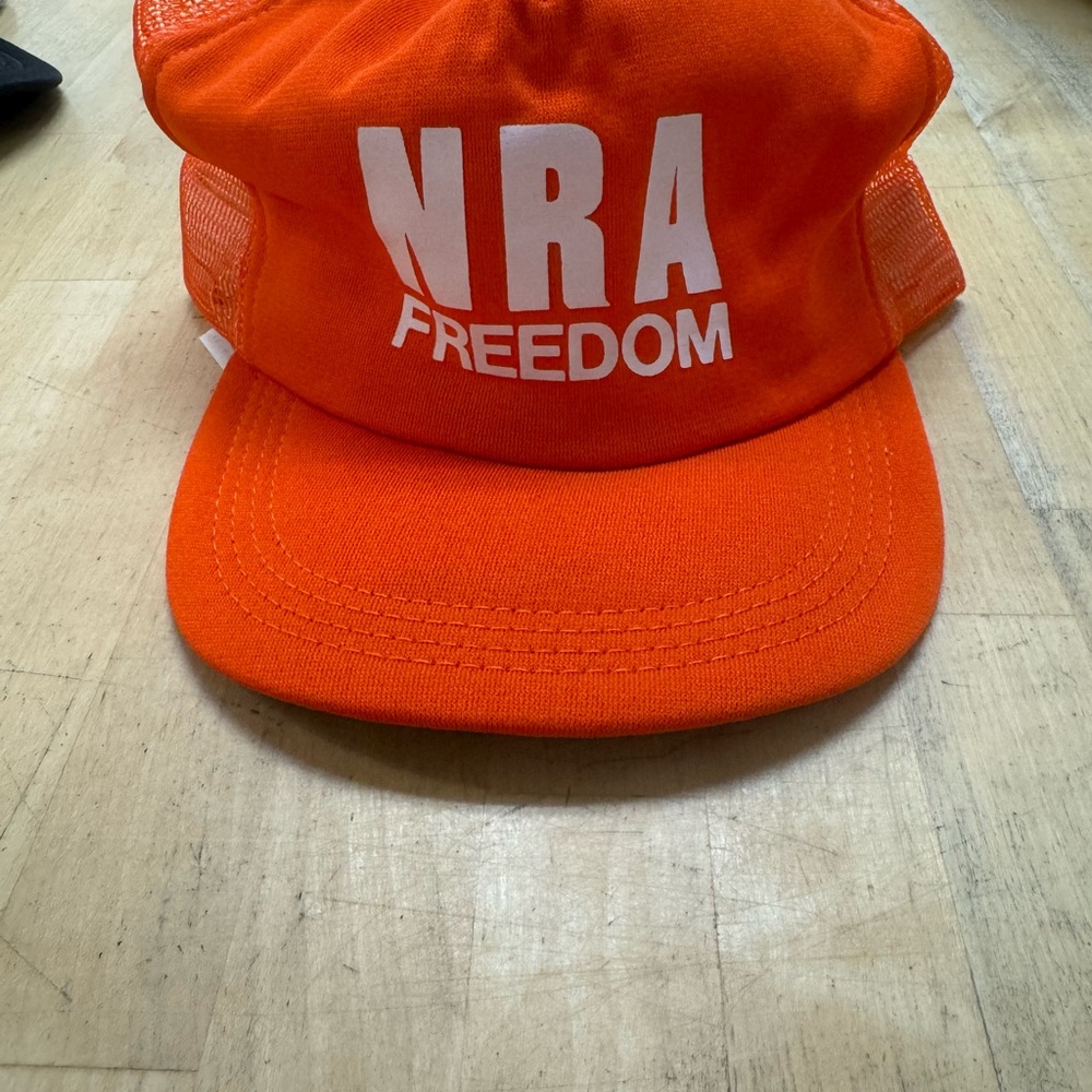 Source Unknown Orange NRA Freedom Hat